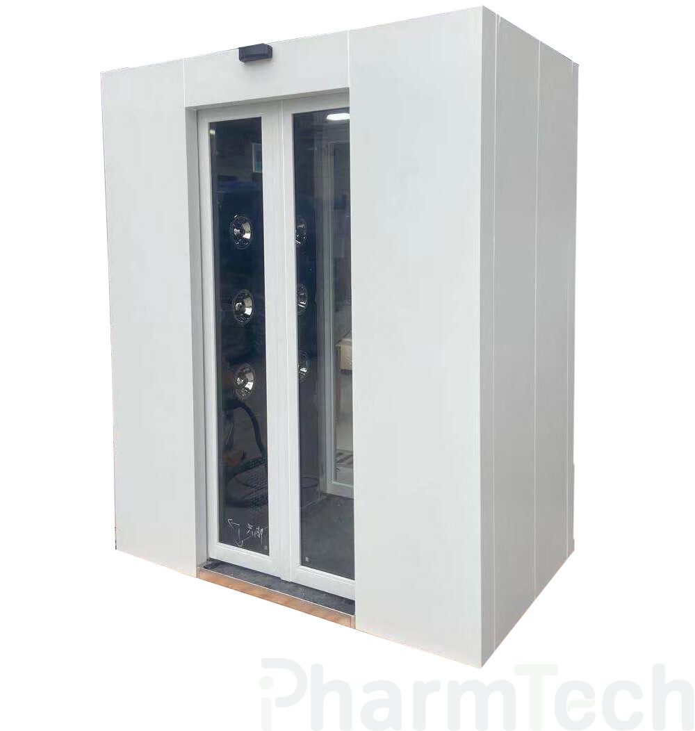 Воздушные души с раздвижной автоматической дверью