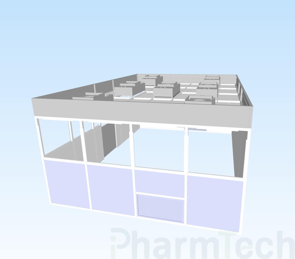 Окончание монтажа локальной чистой зоны класса ИСО 6&nbsp; в&nbsp; г.Москва. Внешние габариты: 6100х4300х2525 мм (ШхГхВ). Рабочая зо...