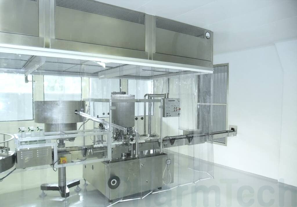 ламинарный блок над конвейером