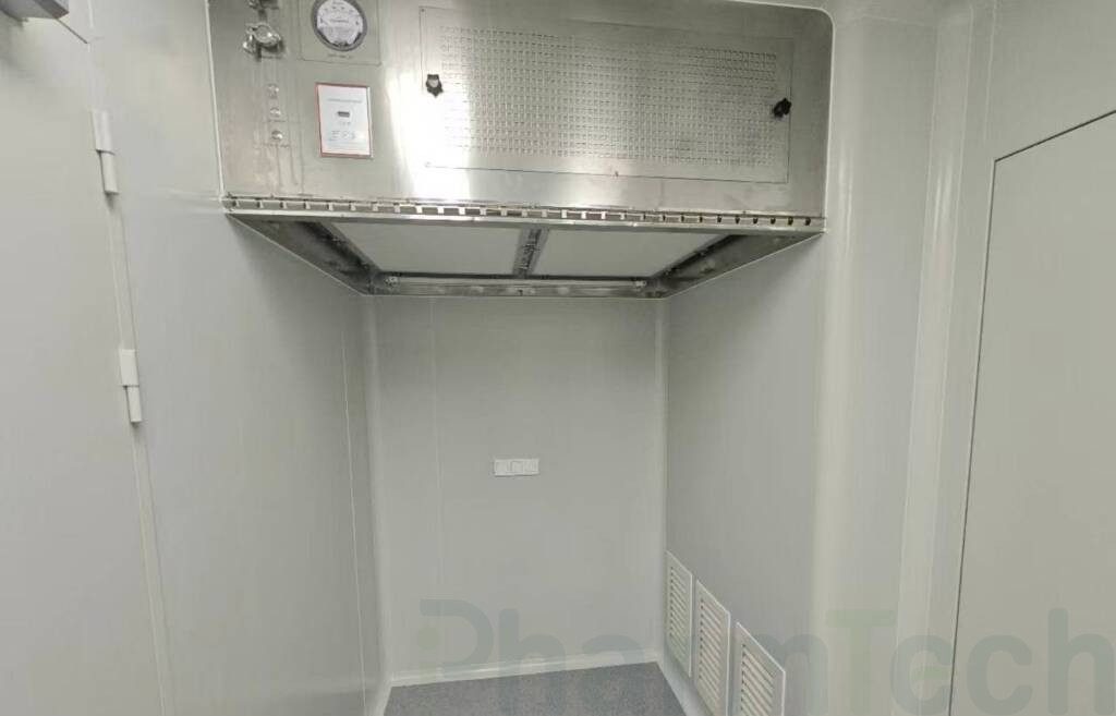 ламинарный блок над конвейером